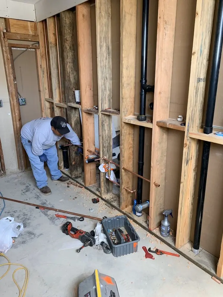 Commercial rough-in plumbing for Water Heater Replacement in Garfield Park East
